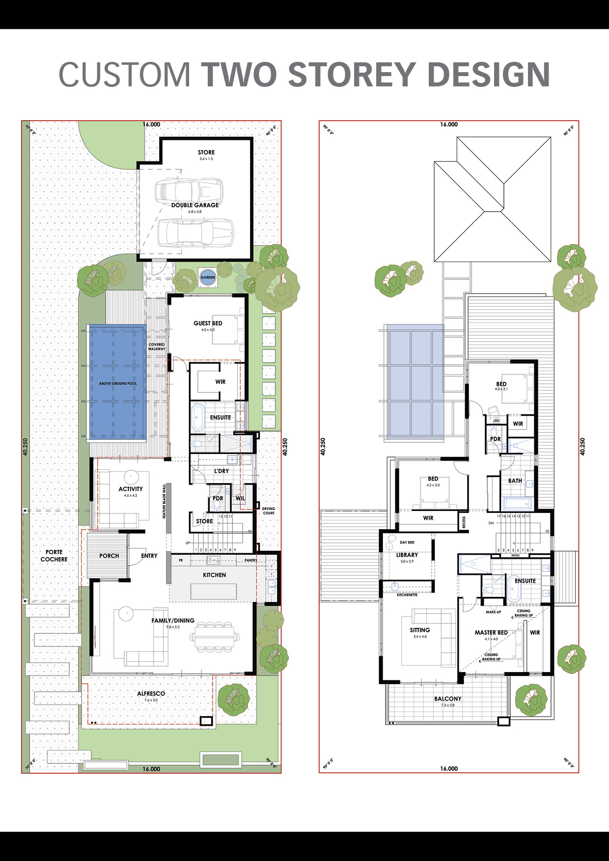 A stylish mid century family abode Floorplan