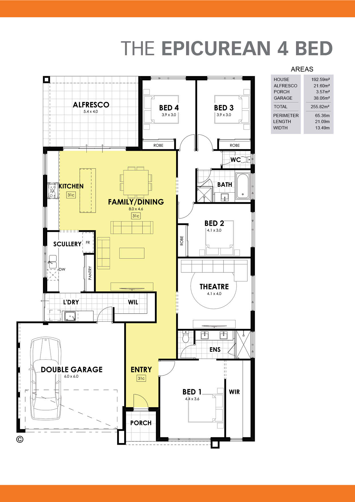 The Epicurean 4 Floorplan