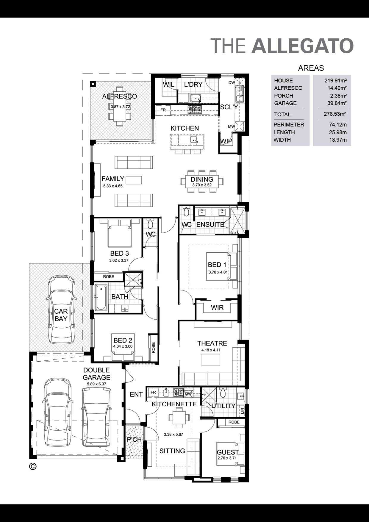 The Allegato Floorplan