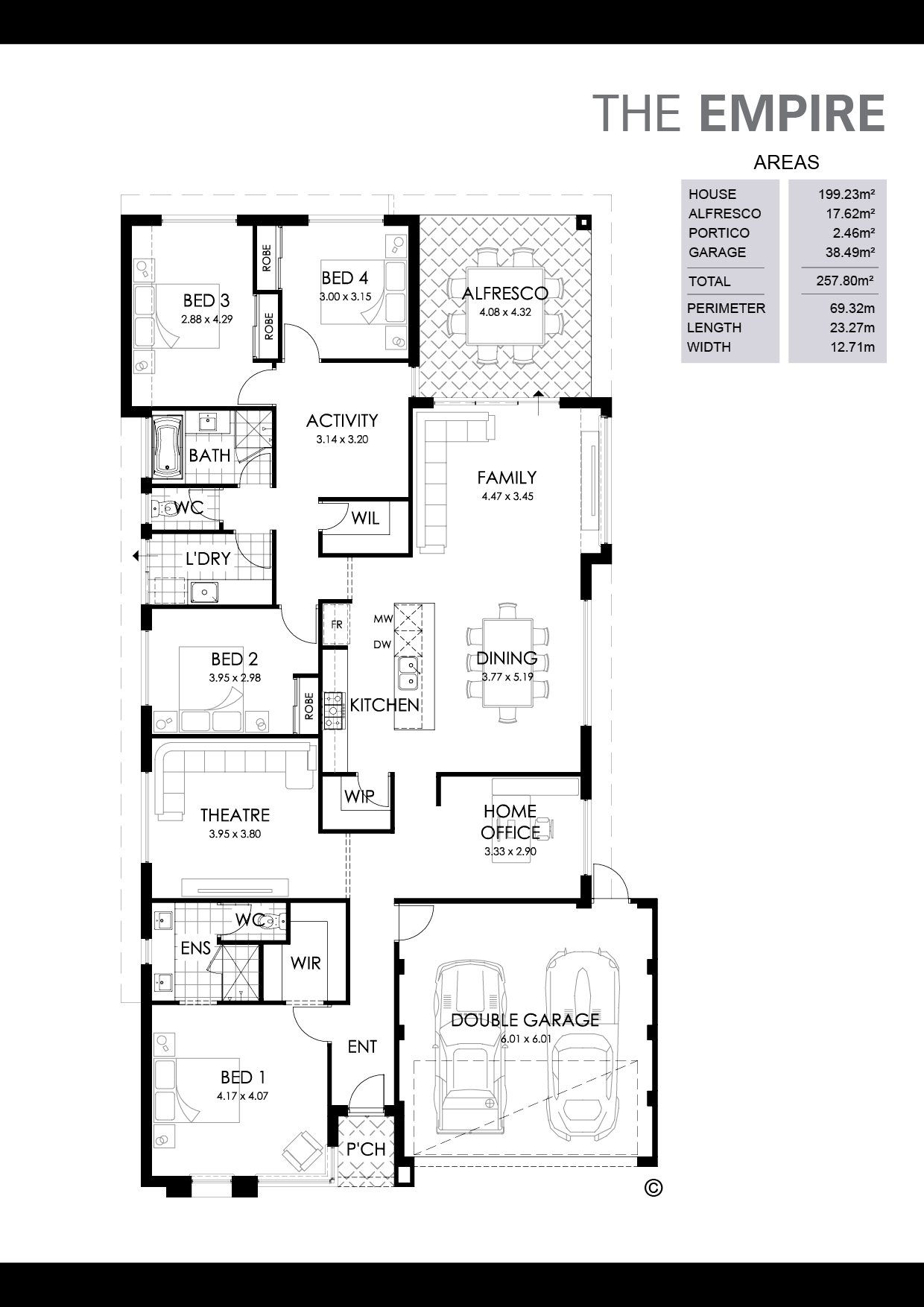 The Empire Floorplan