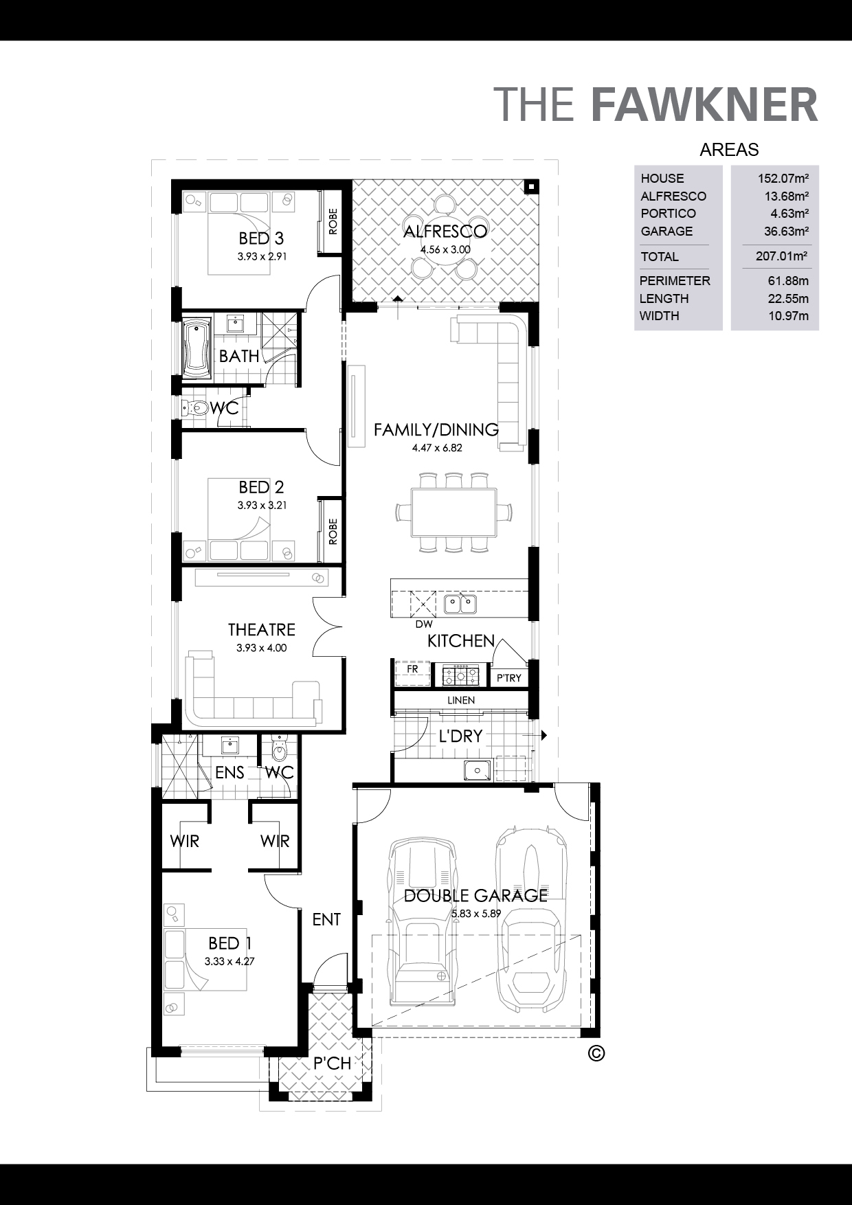 The Fawkner Floorplan