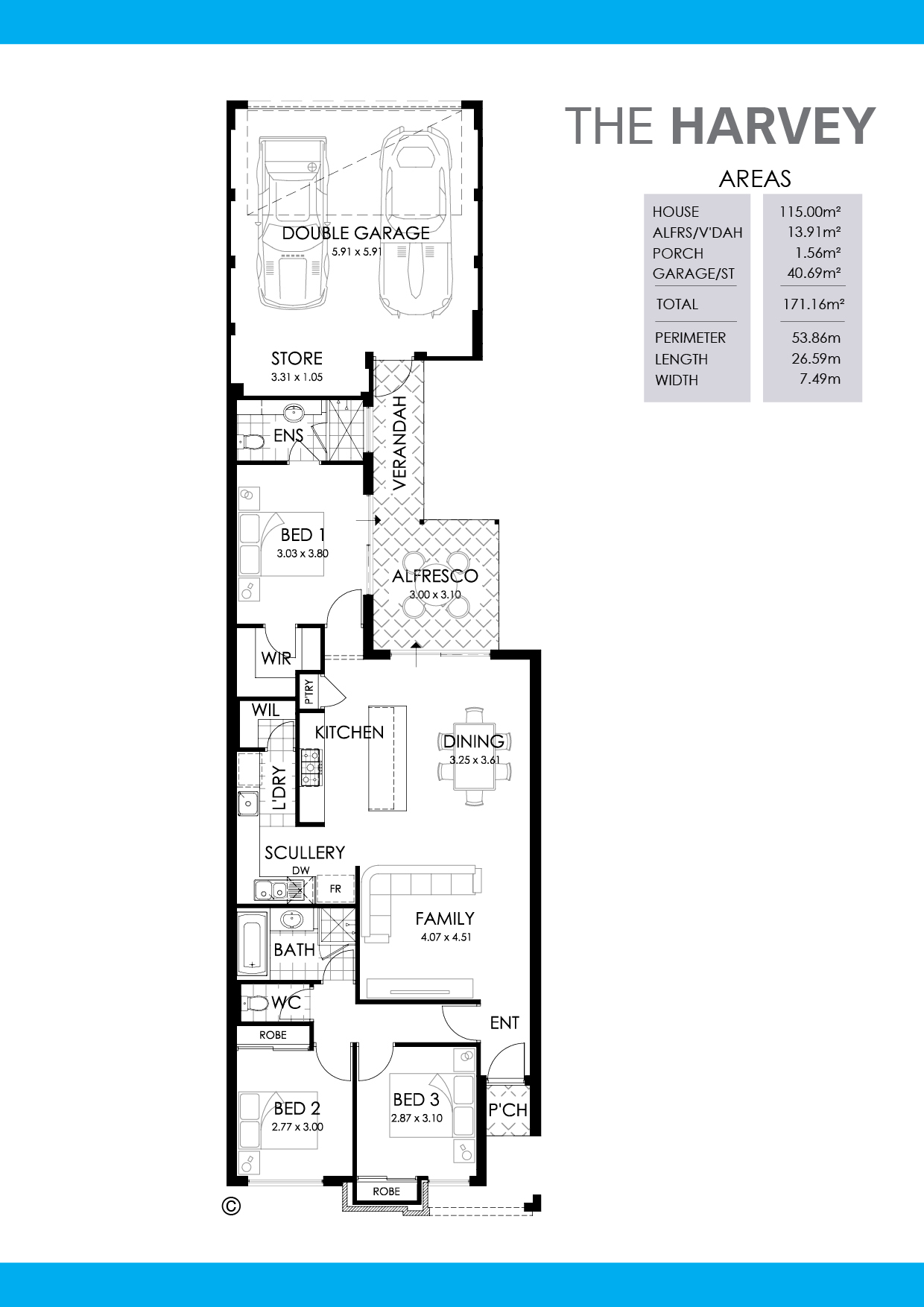 The Harvey Floorplan