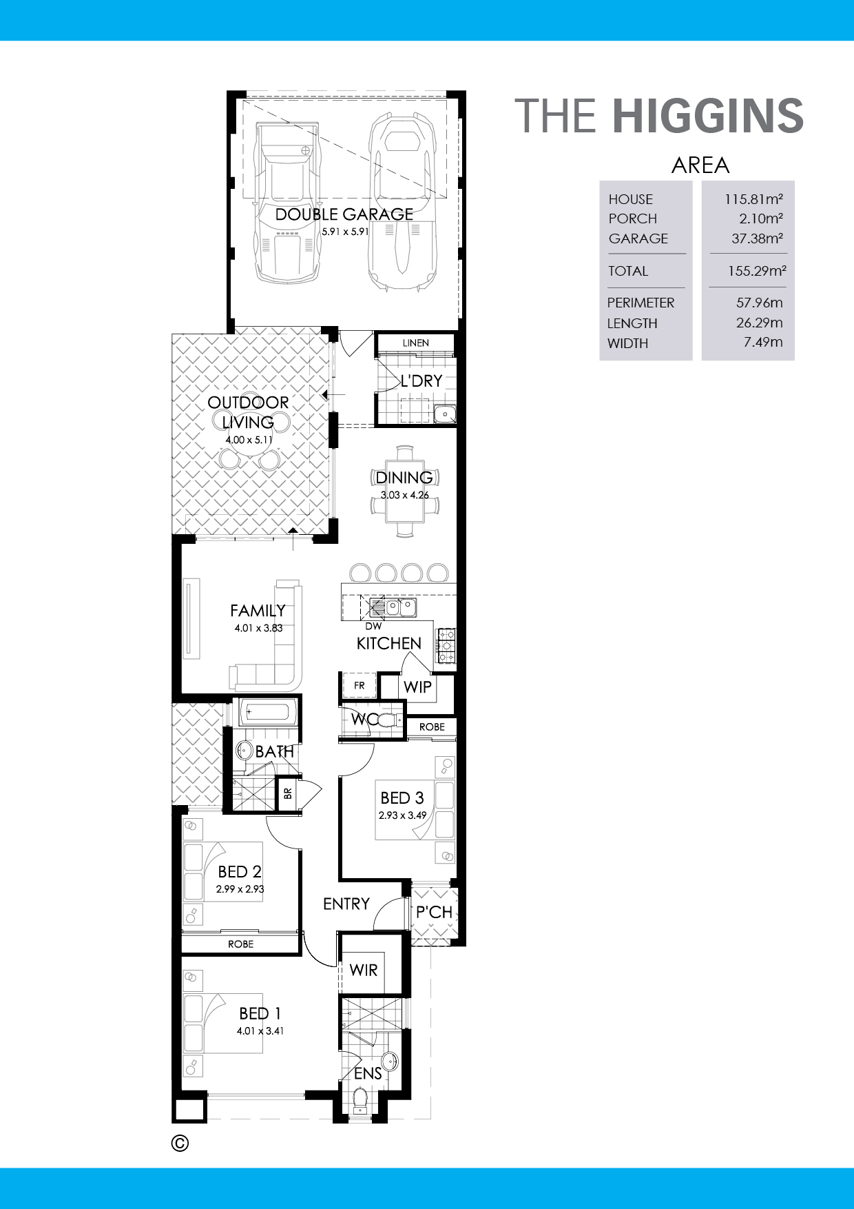 The Higgins Floorplan