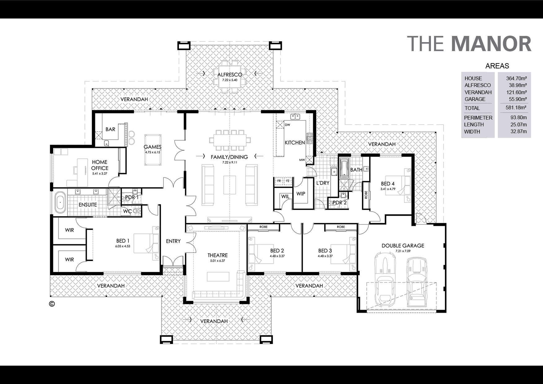 The Manor Floorplan