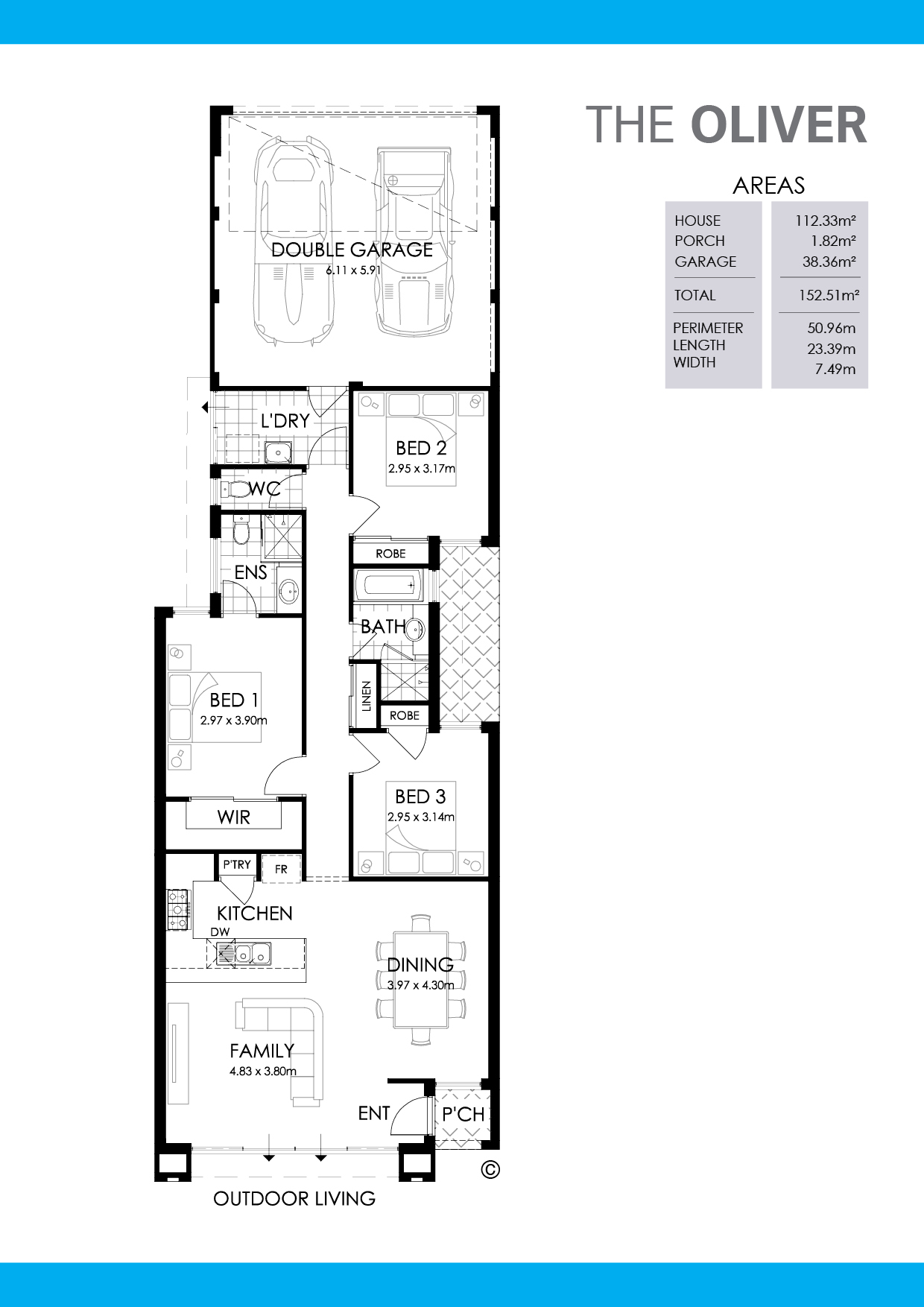 The Oliver Floorplan