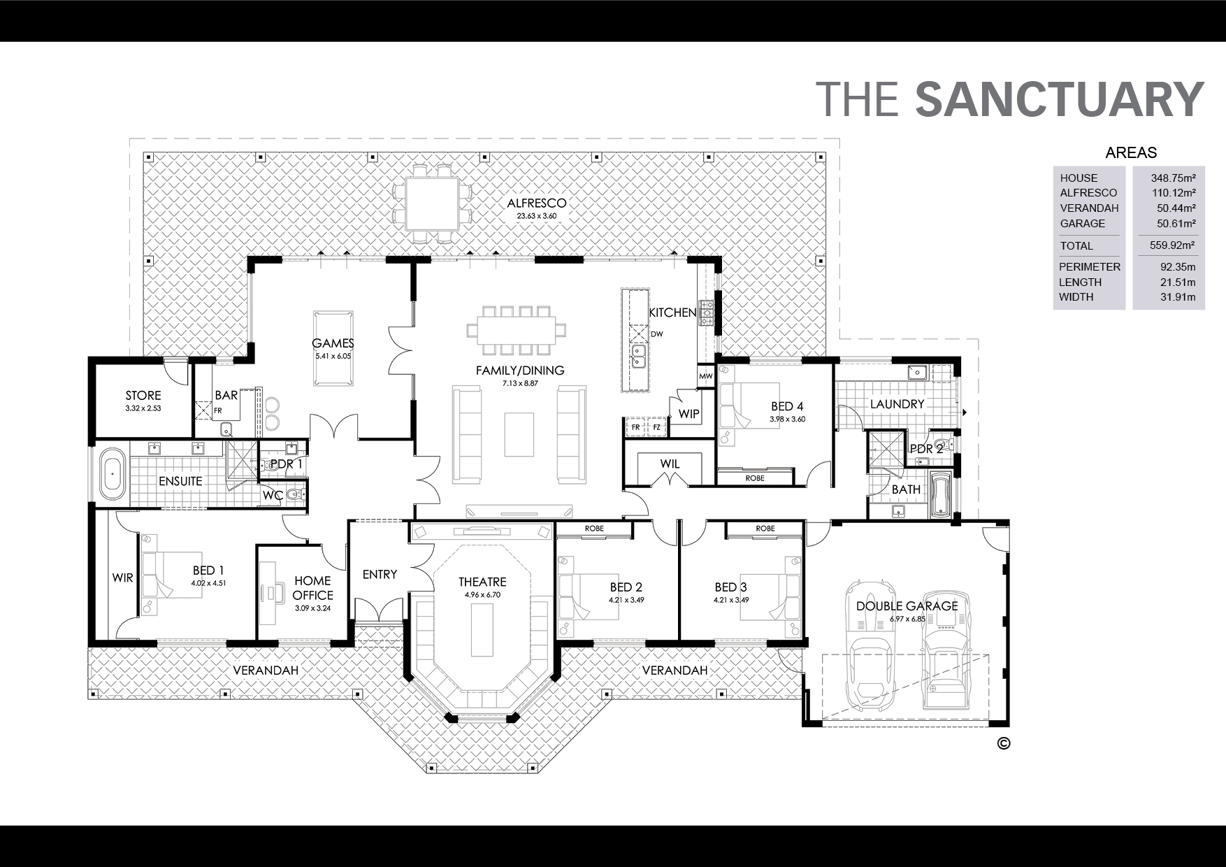 The Sanctuary Floorplan