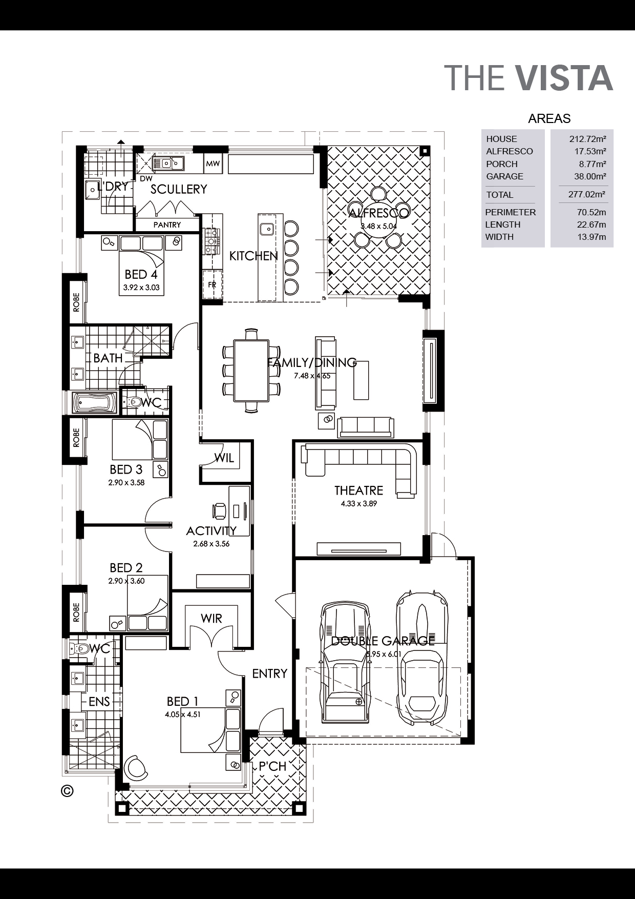 The Vista Floorplan