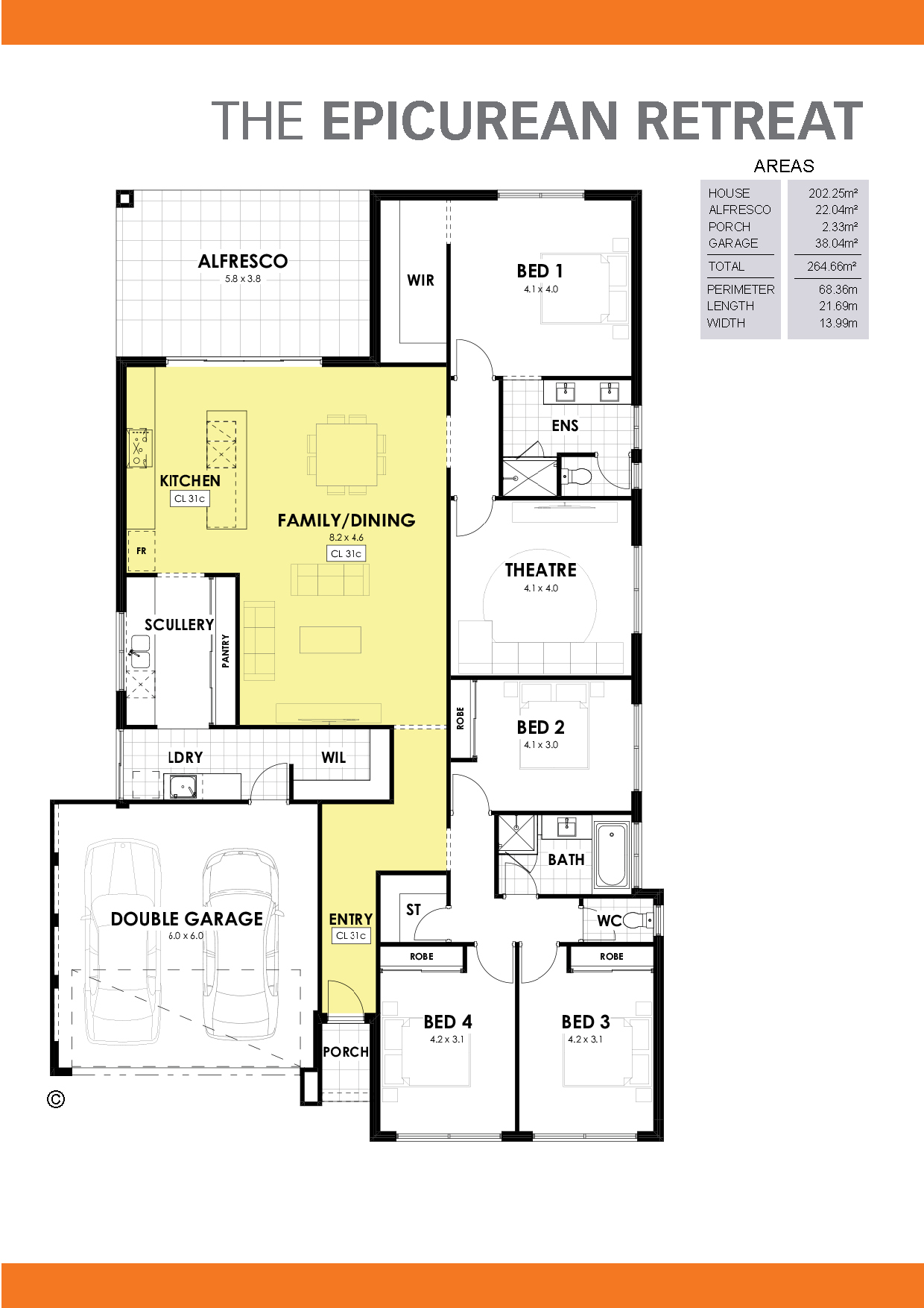 The Epicurean Retreat Floorplan