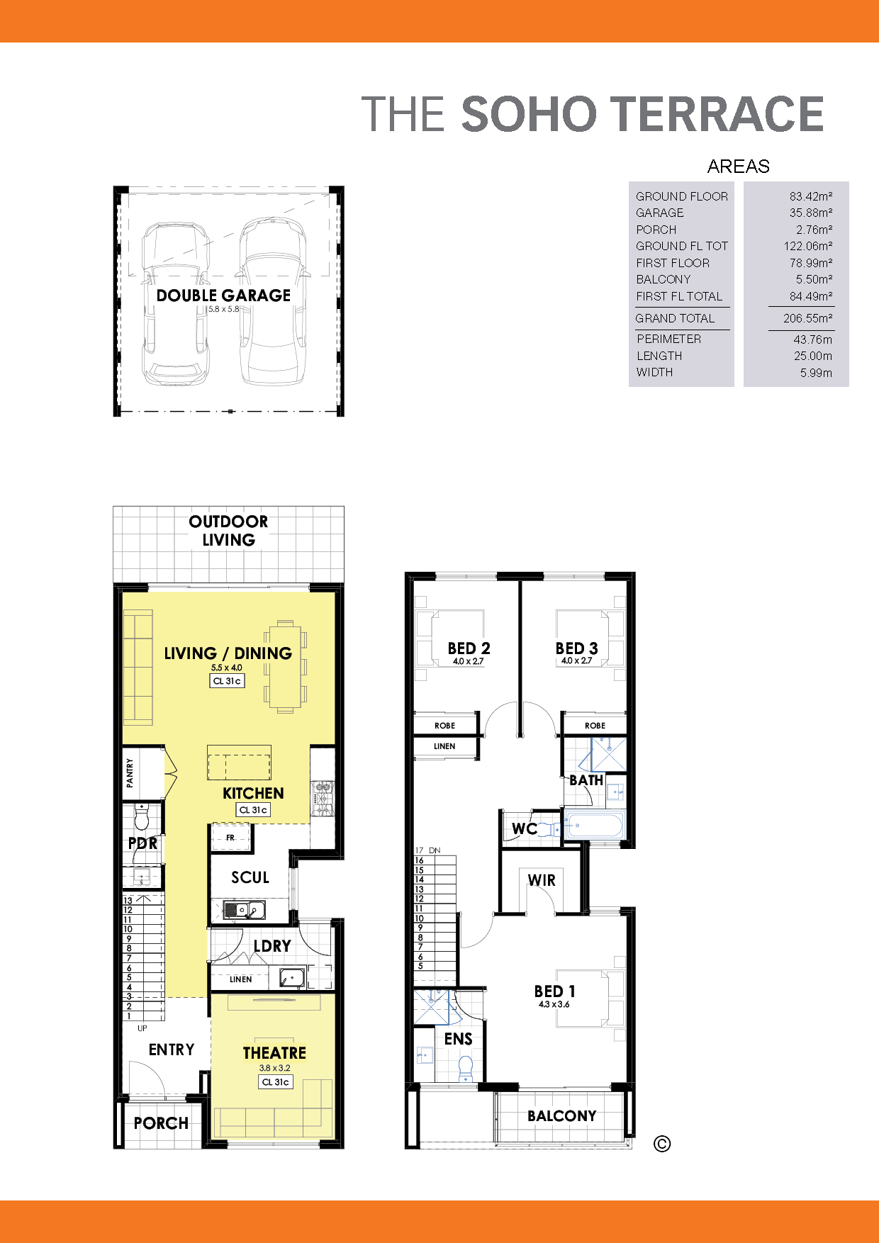 6m Wide House Plans