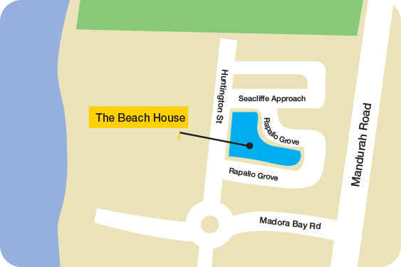 Beach House Map - Shelford Quality Homes