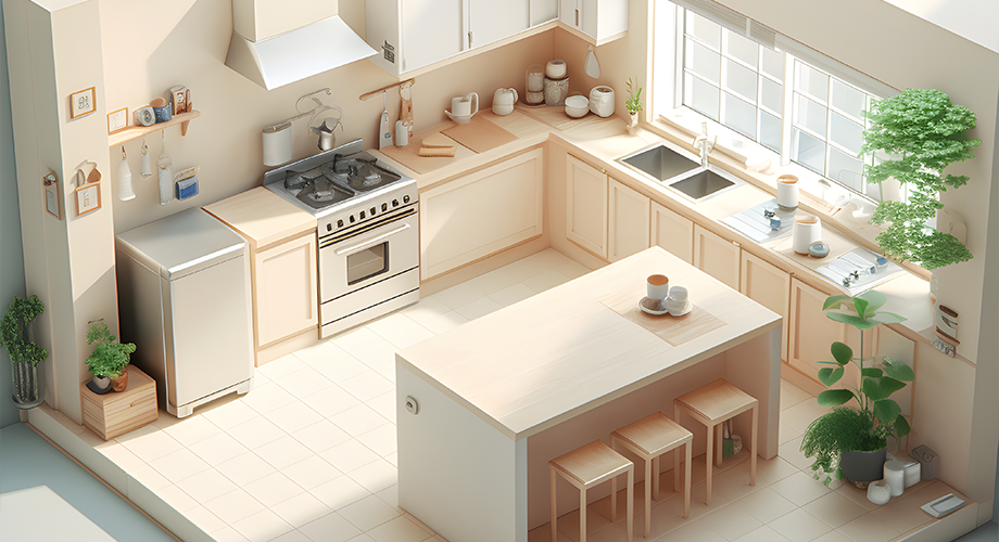 family floor plan Perth kitchen