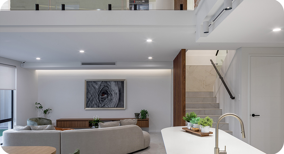 Double storey family living on a 12.5m wide block Double storey family living on a 12.5m wide block