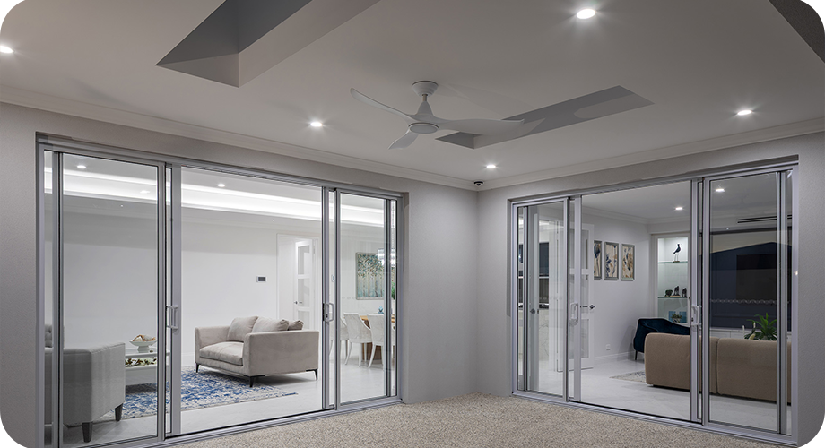 Indoor outdoor living Burns Beach display home Indoor outdoor living Burns Beach display home